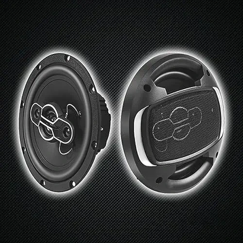 TUMAN Pro 6.5'' Car Speakers, 500 Watt Max 4-Way Coaxial Speakers, Professional Sound Stereo, No Distortion, Mylar Tweeter (1 Pair) - 5