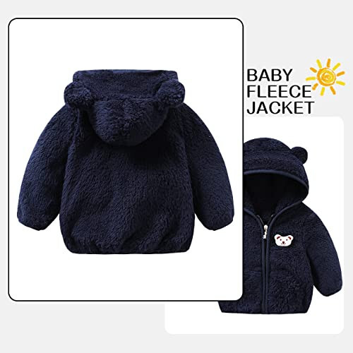 Tumaron Baby Boy Fleece Jacket Girl Winter Clothes Coat Toddler Boy'S Clothing Sweater - 2