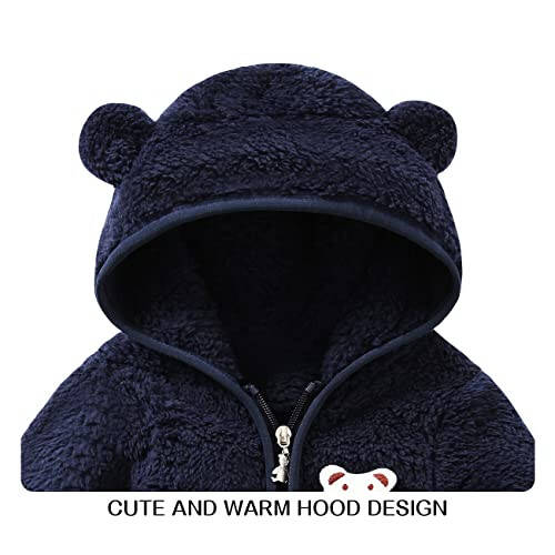 Tumaron Baby Boy Fleece Jacket Girl Winter Clothes Coat Toddler Boy'S Clothing Sweater - 3