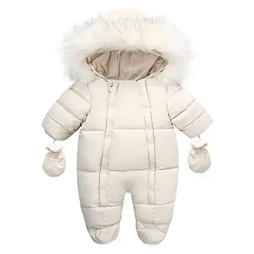 Tumaron Baby Girl Winter Snowsuit Toddler Jacket Clothes For Boy Infant Jumpsuit Hoodied 