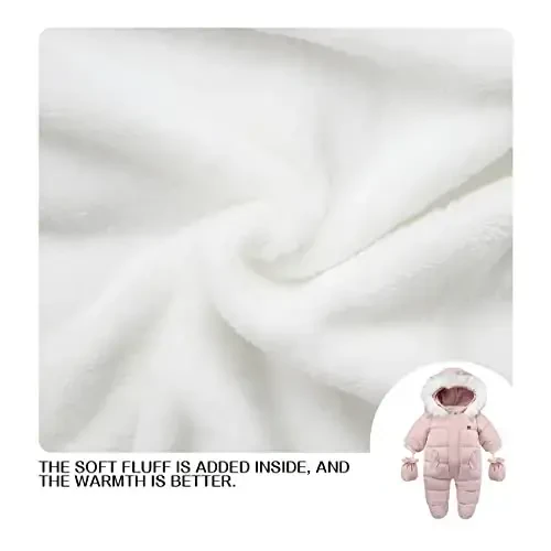 Tumaron Baby Girl Winter Snowsuit Toddler Jacket Clothes For Boy Infant Jumpsuit Hoodied - 5