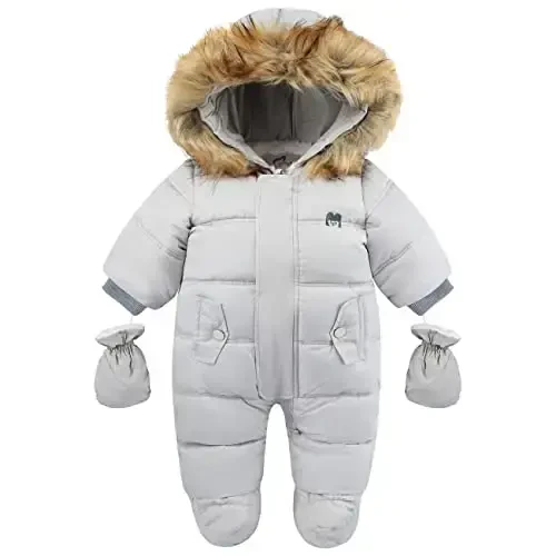 Tumaron Baby Girl Winter Snowsuit Toddler Jacket Clothes For Boy Infant Jumpsuit Hoodied 