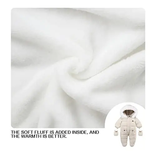 Tumaron Baby Girl Winter Snowsuit Toddler Jacket Clothes For Boy Infant Jumpsuit Hoodied - 5