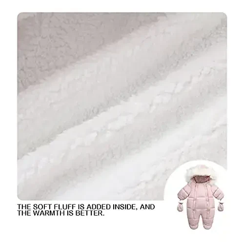 Tumaron Baby Girl Winter Snowsuit Toddler Jacket Clothes For Boy Infant Jumpsuit Hoodied - 6