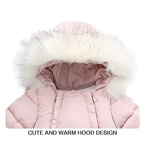 Tumaron Baby Girl Winter Snowsuit Toddler Jacket Clothes For Boy Infant Jumpsuit Hoodied - 3
