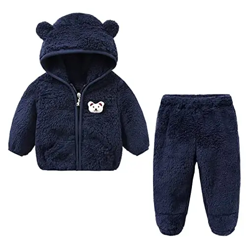 Tumaron Toddler Baby Boy Qor kostyumi Infant Girls Qor Shim va Kurtkalari Qishki Kiyim Palto - 1