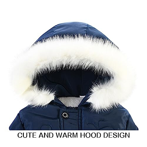 Tumaron Toddler Fleece Jackets Winter Outerwear Coat For Baby Girl Sweater Clothes - 3