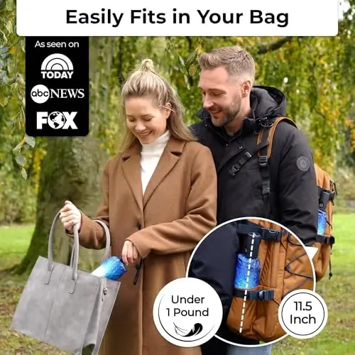 TUMELLA Strongest Windproof Travel Umbrella (Compact, Superior & Beautiful), Small Strong but Light Portable and Automatic Folding Rain Umbrella, Durable Premium Grip, Fits Car & Backpack - 2