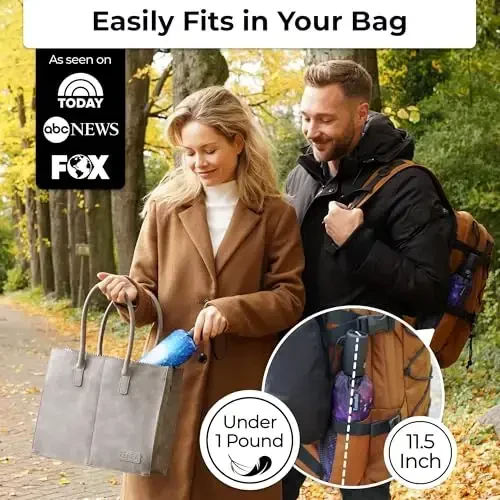 TUMELLA Strongest Windproof Travel Umbrella (Compact, Superior & Beautiful), Small Strong but Light Portable and Automatic Folding Rain Umbrella, Durable Premium Grip, Fits Car & Backpack - TUMELLA (1)