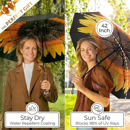 TUMELLA Strongest Windproof Travel Umbrella (Compact, Superior & Beautiful), Small Strong but Light Portable and Automatic Folding Rain Umbrella, Durable Premium Grip, Fits Car & Backpack - 5