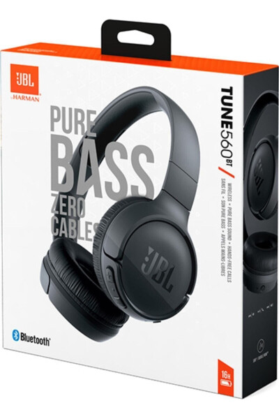 Tune 560bt Black Wireless Bluetooth Over-Ear Headphones - 14