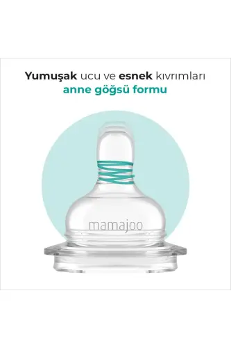 Tungi & Kunduz Anti-kolik Emzik 270 Ml, 6 Oy, O'rtacha Oqimli - 4