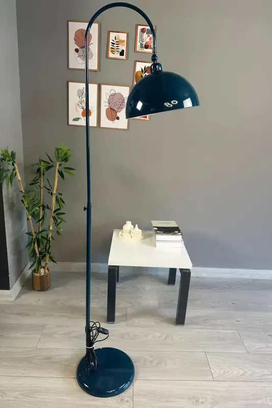 Tungi moviy lampa Harakatlanuvchi bosh Modern dekorativ metall Mehmonxona O'quv xonasi-Tungi moviy - BAMYUM