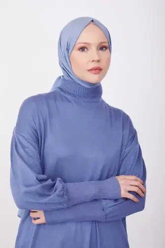 Tunic Dress 23kd4249 Indigo-INDIGO - 3