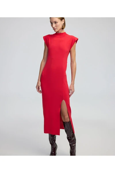 Tunic dress with slit - 1