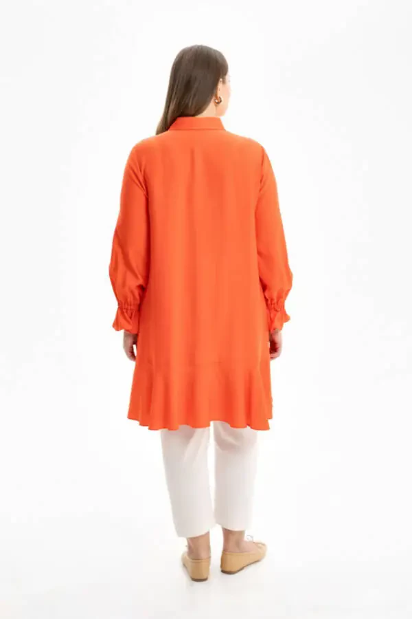Tunic with Flounce Hem - 3