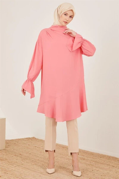 Tunic with Ruffle Hem - ARMINE