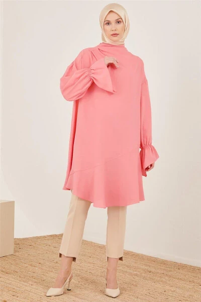 Tunic with Ruffle Hem - ARMINE (1)