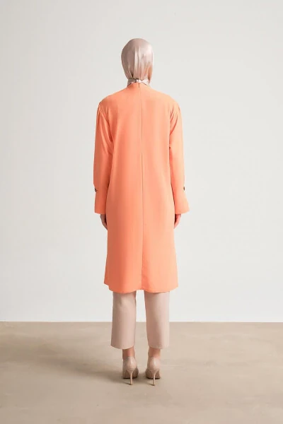 Tunic with Wide Cuffs 24y4000 Mandarin - 5