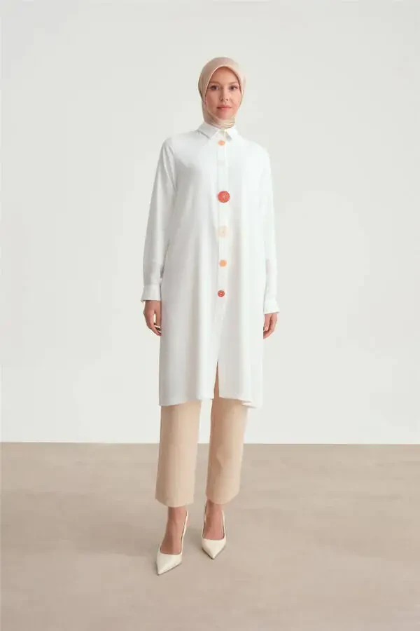 Tunik Ort4208 Ekru-Ekru - 1