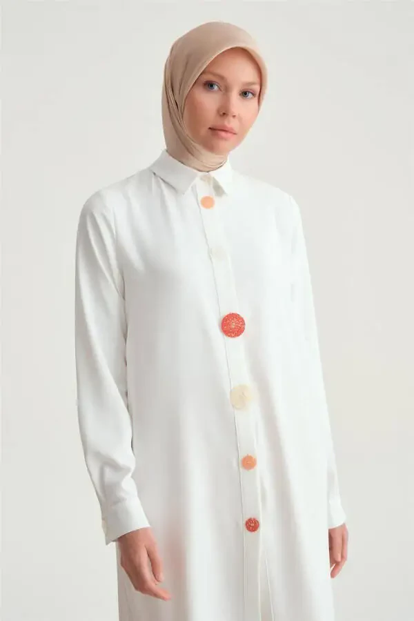 Tunik Ort4208 Ekru-Ekru - 3