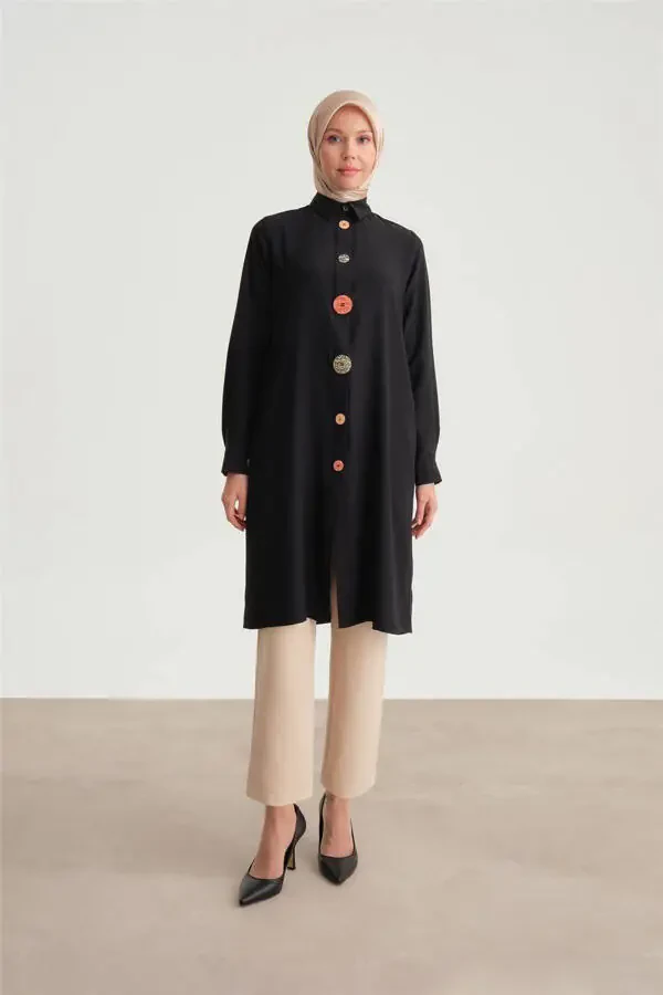 Туника Ort4208 Черный - 1