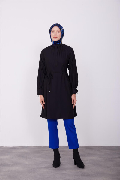Туника с завязками Armine 23K4709 Черный - 8