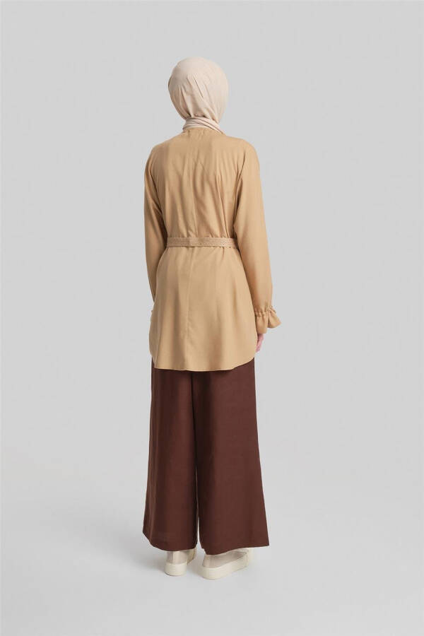 Тунка Armine из вискозы и льна 24Y4018 Camel - 6