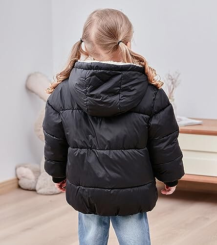 TUONROAD 1-6T Baby Girl Boy Winter Fleece Coats Toddler Warm Puffer Jackets Kids Down Alternative Outerwear - 3