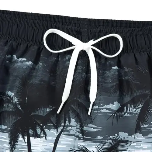 TUONROAD Mens Swim Trunks with Compression Liner 2 in 1 Board Shorts 9 Inch Quick Dry Swimming Trunks with Pockets - 4