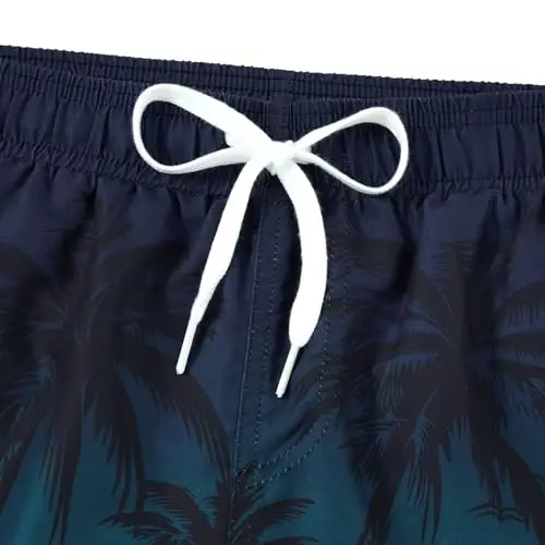 TUONROAD Mens Swim Trunks with Compression Liner 2 in 1 Board Shorts 9 Inch Quick Dry Swimming Trunks with Pockets - 4