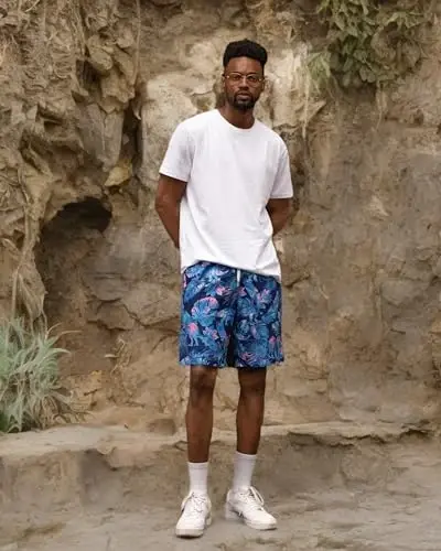 TUONROAD Mens Swim Trunks with Compression Liner 2 in 1 Board Shorts 9 Inch Quick Dry Swimming Trunks with Pockets - 6