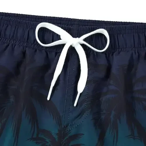 TUONROAD Mens Swim Trunks with Compression Liner 2 in 1 Board Shorts 9 Inch Quick Dry Swimming Trunks with Pockets - 4