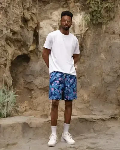 TUONROAD Мужские плавки с компрессионной подкладкой 2 в 1 Board Shorts 9 Inch Quick Dry Swimming Trunks with Pockets - 6