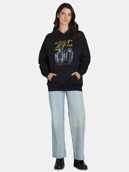 Tupac Men's and Big Men's California Love Graphic Hoodie with Long Sleeves, Sizes S-3XL- - TUPAC SHAKUR