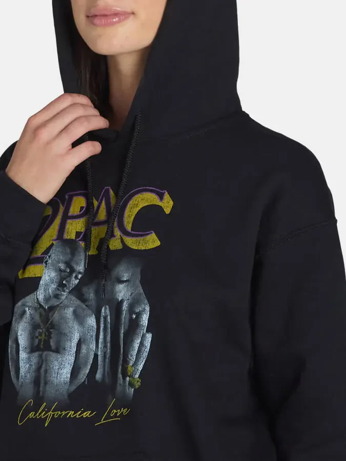 Tupac Men's and Big Men's Graphic Hoodie, Sizes S-3XL - 3
