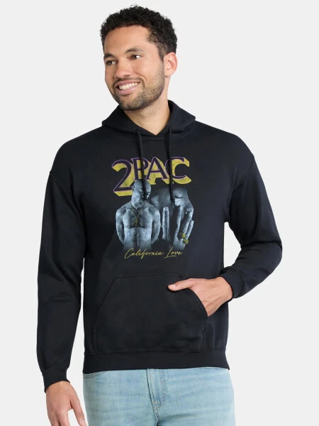 Tupac Men's and Big Men's Graphic Hoodie, Sizes S-3XL - 5