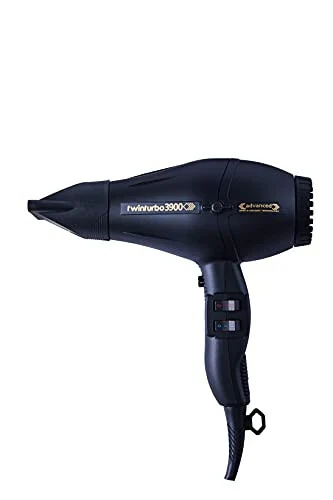Turbo Power Twin Turbo 3900 Advanced Hair Dryer - Black - Turbo Power
