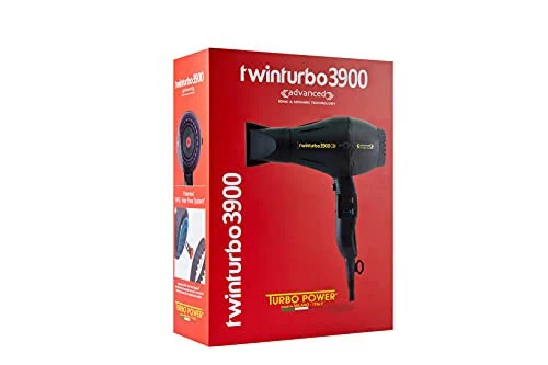 Turbo Power Twin Turbo 3900 Advanced Hair Dryer - Black - 4