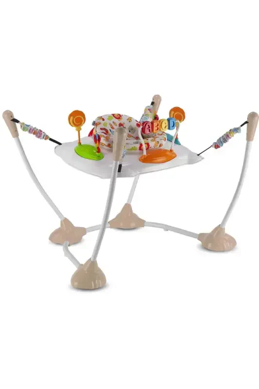 Turhan Bebe Çocuk Araç Gereçleri Zıpzıp Hoppala Lüks Bebek Hoppala Zıp Zıp 706-Kahverengi - 1