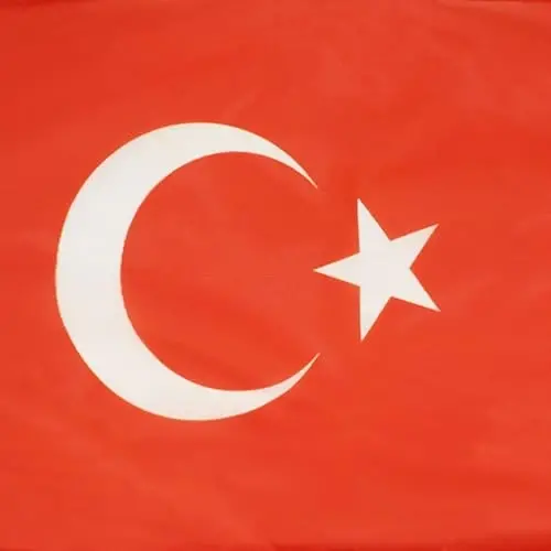 Turkey NAUTICAL Flag 18'' x 12'' - Turkish flags 30 x 45 cm. - Banner 12x18 in for boat - AZ FLAG - 3