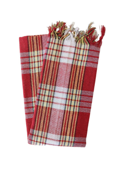 Turkish Bath Towel Red - 1