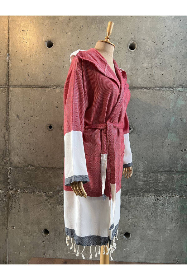 Turkish Towel Peshtemal Bathrobe - 2