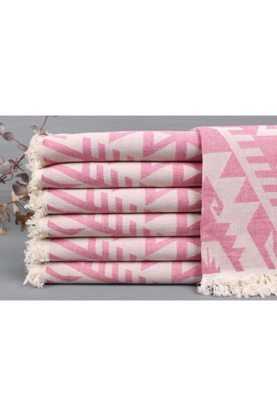 Turkish Towel Pink Bath Towel Gift Towel 100x190 Cm Cotton Towel Bulk Order Towel - 1