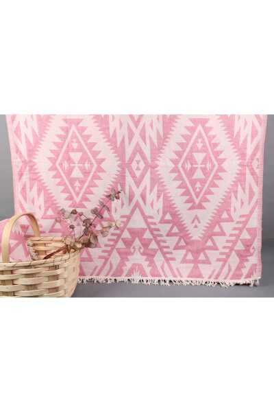 Turkish Towel Pink Bath Towel Gift Towel 100x190 Cm Cotton Towel Bulk Order Towel - 6