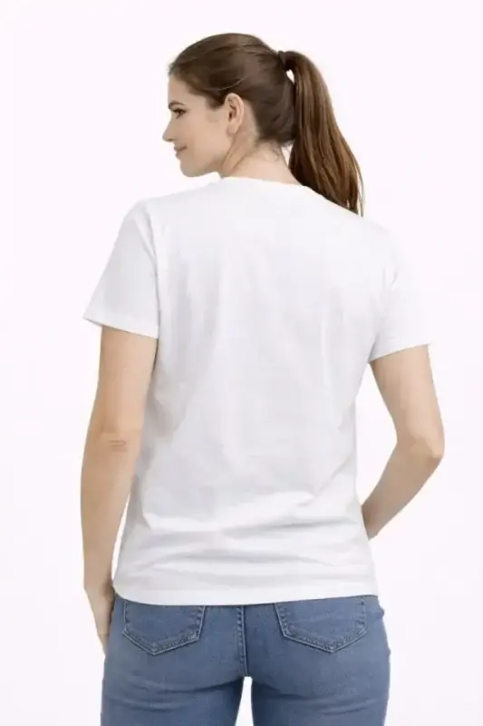 TÜRKİYE Baskılı Tişört Ay Yıldız 2026 Dünya Kupası Taraftar Forma T-Shirt - Beyaz - 3