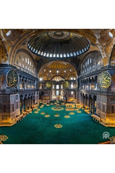 Türkiye'nin ilk ve tek %100 Ayasofya Cami halısından seccadesi. - 8