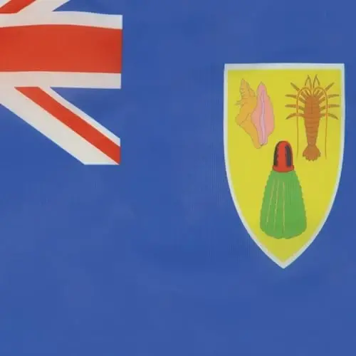 Turks and Caicos Islands NAUTICAL Flag 18'' x 12'' - Turks and Caicos Islander flags 30 x 45 cm. - Banner 12x18 in for boat - AZ FLAG - 3