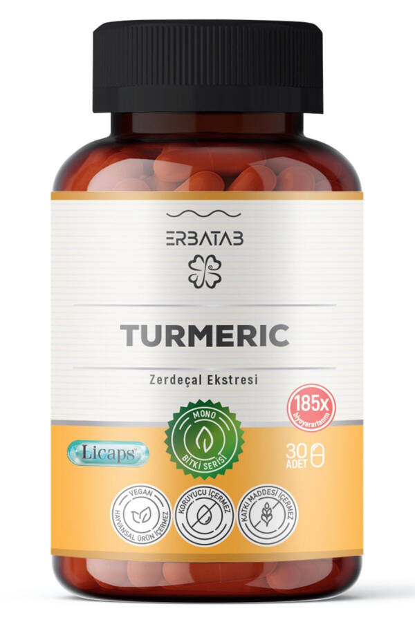 Turmeric Curcumin Extract 30 Capsules Licaps® - 1