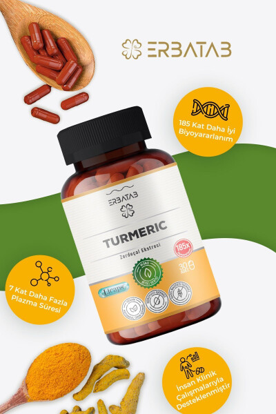 Turmeric Curcumin Extract 30 Capsules Licaps® - 5